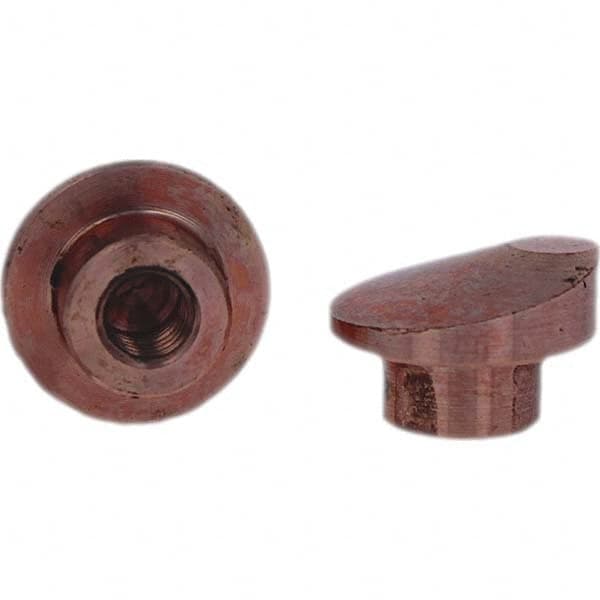 Tuffaloy - Spot Welder Tips For Use With: Socket Or Paddle Type Holder Type: Socket Tip D Nose (Offset) - Makers Industrial Supply