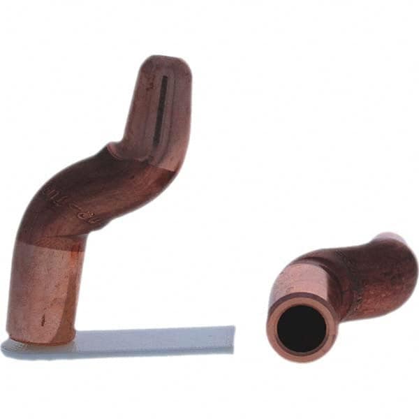 Tuffaloy - Spot Welder Tips For Use With: 5RW Electrode Holder Type: Double Bend Tip A Nose (Pointed) - Makers Industrial Supply