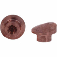 Tuffaloy - Spot Welder Tips For Use With: Socket Or Paddle Type Holder Type: Socket Tip D Nose (Offset) - Makers Industrial Supply