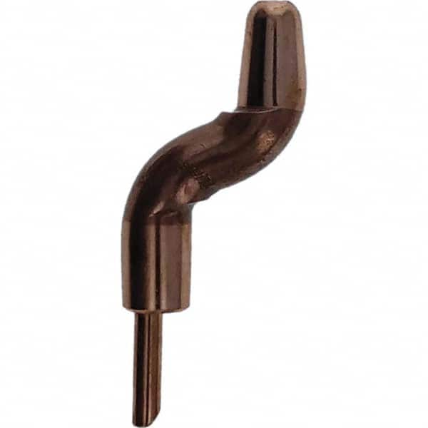 Tuffaloy - Spot Welder Tips For Use With: 5RW Electrode Holder Type: Double Bend Tip A Nose (Pointed) - Makers Industrial Supply