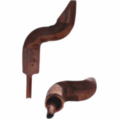 Tuffaloy - Spot Welder Tips For Use With: 4RW Electrode Holder Type: Double Bend Tip D Nose (Offset) - Makers Industrial Supply