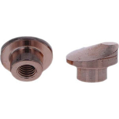 Tuffaloy - Spot Welder Tips For Use With: Socket Or Paddle Type Holder Type: Socket Tip D Nose (Offset) - Makers Industrial Supply