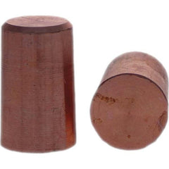 Tuffaloy - Spot Welder Tips For Use With: 4RW Electrode Holder Type: Paddle Tip C Nose (Flat) - Makers Industrial Supply