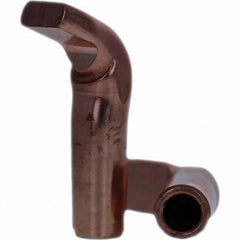 Tuffaloy - Spot Welder Tips For Use With: 5RW Electrode Holder Type: Single Bend Tip Spade Nose - Makers Industrial Supply