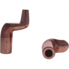 Tuffaloy - Spot Welder Tips For Use With: 5RW Electrode Holder Type: Misc Double Bend Tip C Nose (Flat) - Makers Industrial Supply