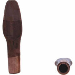 Tuffaloy - Spot Welder Tips For Use With: 5RW Electrode Holder Type: Misc Straight Tip Spade Nose - Makers Industrial Supply