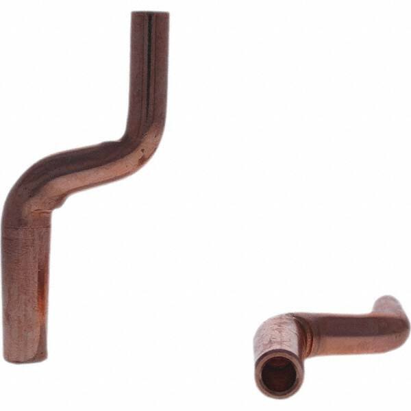 Tuffaloy - Spot Welder Tips For Use With: 4RW Electrode Holder Type: Misc Double Bend Tip C Nose (Flat) - Makers Industrial Supply