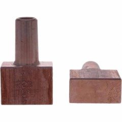 Tuffaloy - Spot Welder Tips For Use With: 5RW Electrode Holder Type: Backup Electrode Rectangular Face - Makers Industrial Supply