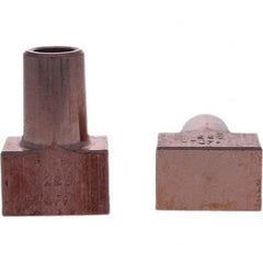 Tuffaloy - Spot Welder Tips For Use With: 5RW Electrode Holder Type: Backup Electrode Rectangular Face - Makers Industrial Supply