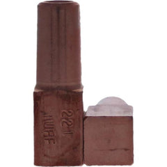 Tuffaloy - Spot Welder Tips For Use With: 5RW Electrode Holder Type: Backup Electrode Rectangular Face - Makers Industrial Supply