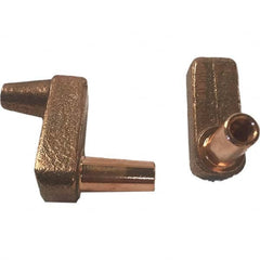 Tuffaloy - Spot Welder Tips For Use With: 4RW Electrode Holder Type: Misc Double Bend Tip E Nose (Truncated) - Makers Industrial Supply