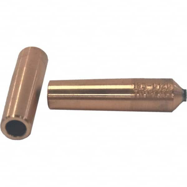 Tuffaloy - Spot Welder Tips For Use With: 4RW Electrode Holder Type: Refactory Straight Tip A Nose (Pointed) - Makers Industrial Supply