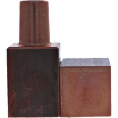 Tuffaloy - Spot Welder Tips For Use With: 5RW Electrode Holder Type: Backup Electrode Rectangular Face - Makers Industrial Supply