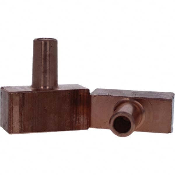 Tuffaloy - Spot Welder Tips For Use With: 4RW Electrode Holder Type: Backup Electrode Rectangular Face - Makers Industrial Supply