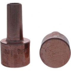 Tuffaloy - Spot Welder Tips For Use With: 4RW Electrode Holder Type: Backup Electrode Round Face - Makers Industrial Supply