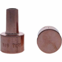 Tuffaloy - Spot Welder Tips For Use With: 4RW Electrode Holder Type: Backup Electrode Round Face - Makers Industrial Supply