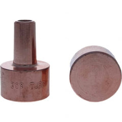 Tuffaloy - Spot Welder Tips For Use With: 4RW Electrode Holder Type: Backup Electrode Round Face - Makers Industrial Supply