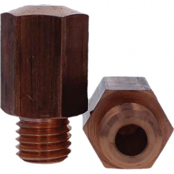 Tuffaloy - Spot Welder Tips For Use With: 5/8-11 Threaded Electrode Holder Type: Threaded Tip E Nose (Truncated) - Makers Industrial Supply