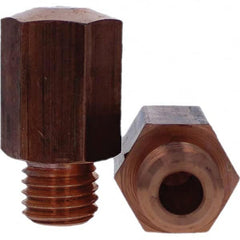 Tuffaloy - Spot Welder Tips For Use With: 5/8 - 18 Threaded Electrode Holder Type: Threaded Tip E Nose (Truncated) - Makers Industrial Supply