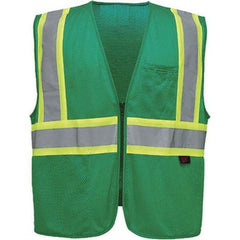 GSS Safety - Size S/M Green Mesh General Purpose High Visibility Vest - Makers Industrial Supply