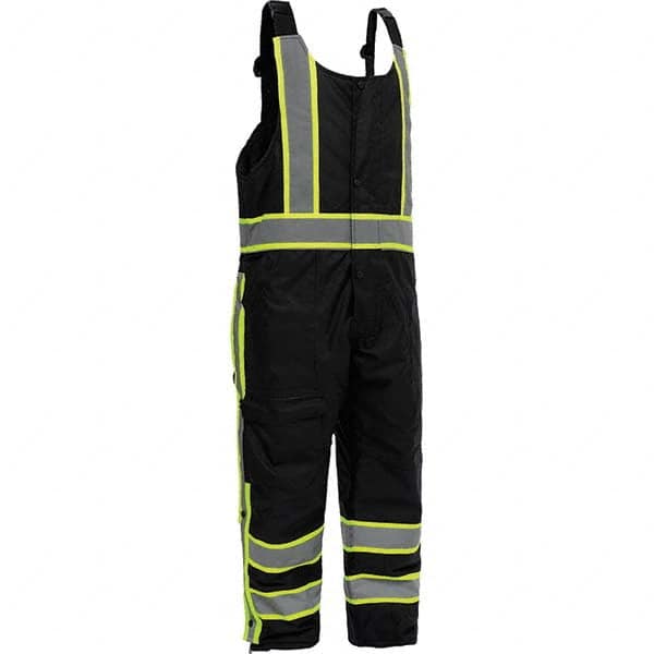 GSS Safety - Size 2X/3XL Black Waterproof & Cold Weather Bib Overall - Makers Industrial Supply