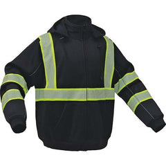 GSS Safety - Size 2XL Black High Visibility Sweatshirt - Makers Industrial Supply