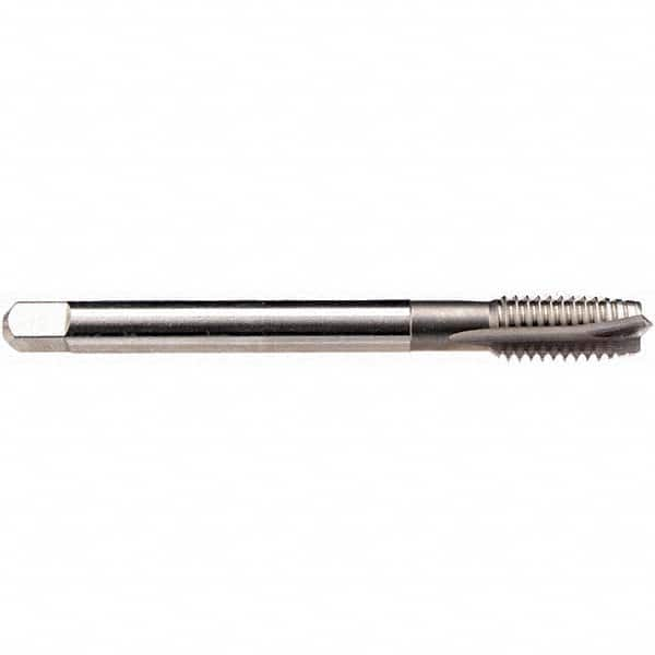 Emuge - M10x1.25 Metric Fine 6H 3 Flute Bright Finish HSS-E Spiral Point Tap - Makers Industrial Supply