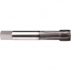 Emuge - M10x1.25 Metric Fine 6HX 4 Flute GLT-1 Finish HSS-E Spiral Point Tap - Makers Industrial Supply