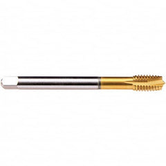 Emuge - M16x2.00 Metric 6HX 4 Flute TiN Finish HSS-E Spiral Point Tap - Makers Industrial Supply