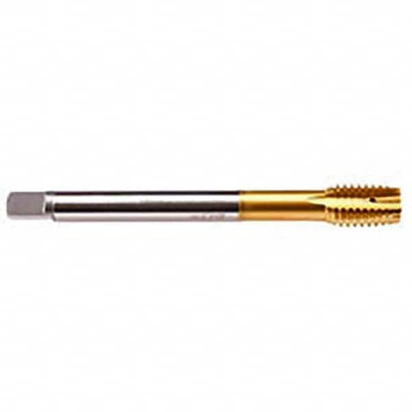 Emuge - M16x1.50 Metric Fine 6HX 4 Flute TiN Finish HSS-E Spiral Point Tap - Makers Industrial Supply