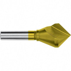 Magafor - 1/4" Head Diam, 1/4" Shank Diam, 82° Cobalt Countersink - 1-1/2" OAL, Single End, Straight Shank, Right Hand Cut - Makers Industrial Supply