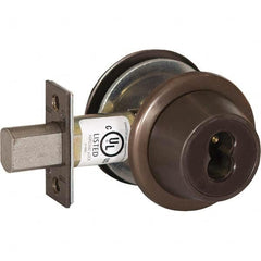 Best - Deadbolts Type: Heavy-Duty Single Cylinder Door Thickness Range: 1-3/4-2 - Makers Industrial Supply