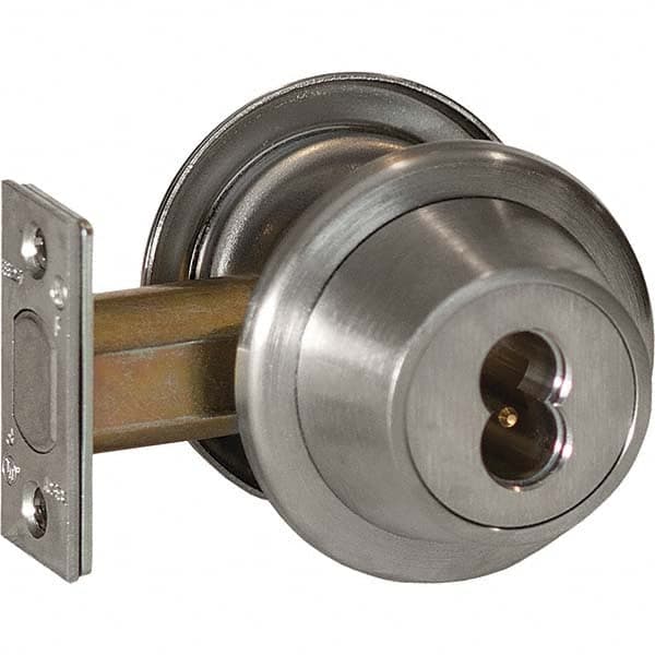 Best - Deadbolts Type: Heavy-Duty Double Cylinder Door Thickness Range: 1-3/4-2 - Makers Industrial Supply