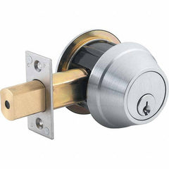 Stanley - 6 Pin Less Cylinder Single Cylinder Deadbolt - Makers Industrial Supply