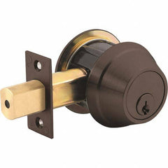 Stanley - 6 Pin Schlage C Single Cylinder Deadbolt - Makers Industrial Supply