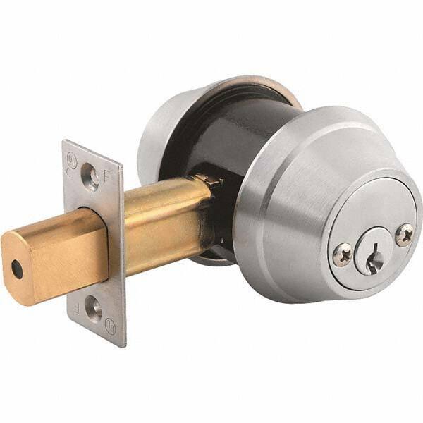 Stanley - 6 Pin Less Cylinder Double Cylinder Deadbolt - Makers Industrial Supply