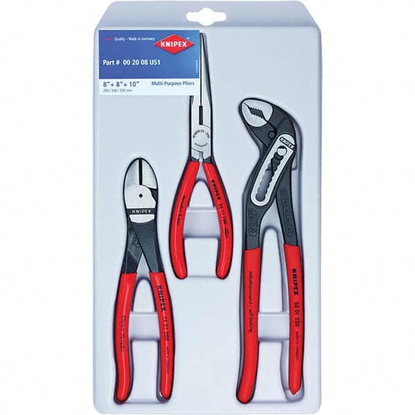 Knipex - Plier Sets Set Type: Assortment Number of Pieces: 3 - Makers Industrial Supply