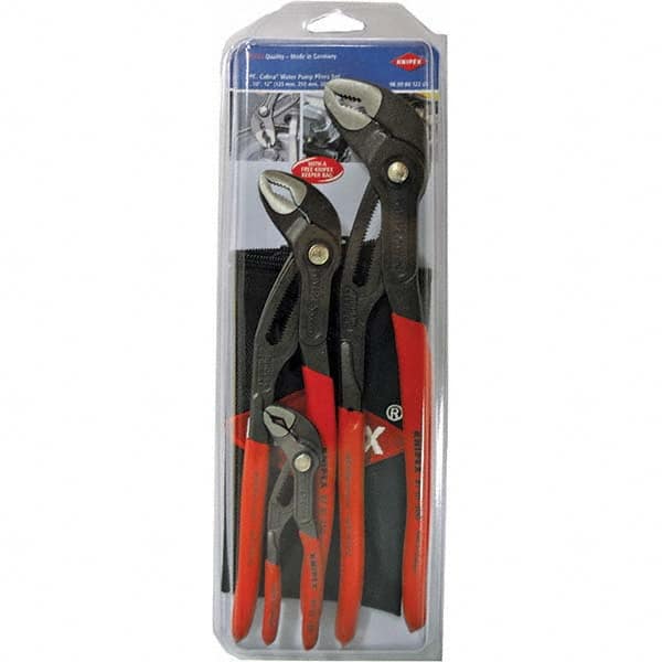 Knipex - Plier Sets Set Type: Tongue & Groove Pliers Number of Pieces: 3 - Makers Industrial Supply