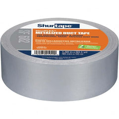 Shurtape - SF 682 ShurFLEX Non-Printed Metalized Cloth Duct Tape - Makers Industrial Supply