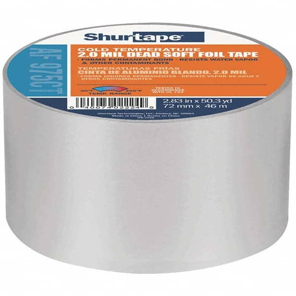 Shurtape - AF 975CT Cold Temperature Aluminum Foil Tape - Makers Industrial Supply