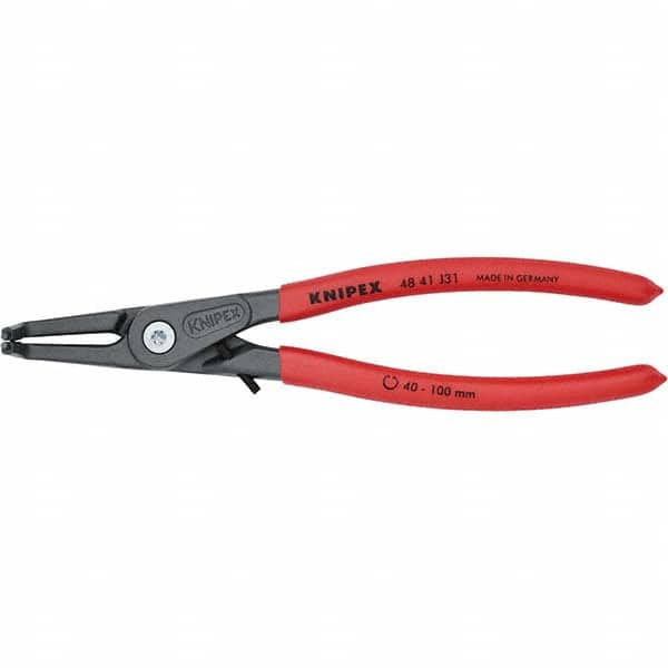 Knipex - Retaining Ring Pliers Type: Internal Ring Size: 1-37/64" - 3-15/16" - Makers Industrial Supply