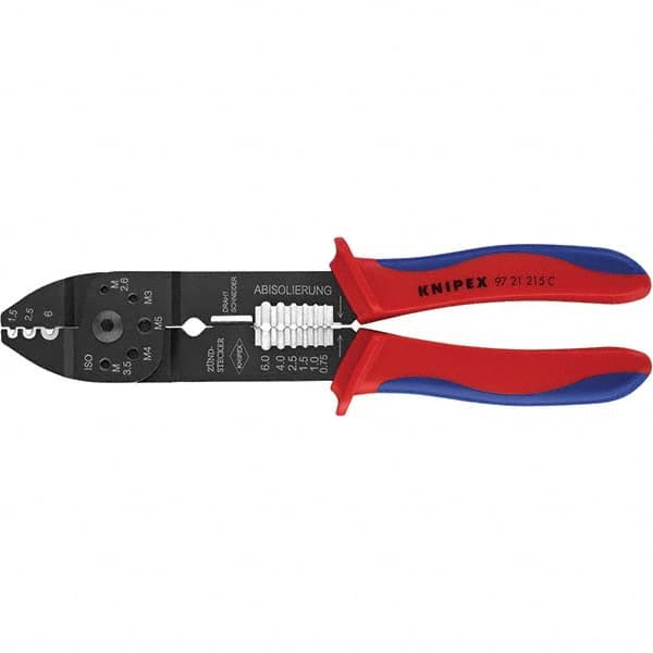 Knipex - Crimpers Type: Crimping Pliers Capacity: M2.6; M3; M3.5; M4; M5 - Makers Industrial Supply