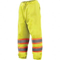 OccuNomix - Size S/M Hi-Viz Yellow Polyester Hi-Visibility Pants - Makers Industrial Supply