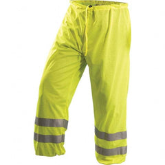 OccuNomix - Size S/M Hi-Viz Yellow Polyester Hi-Visibility Pants - Makers Industrial Supply