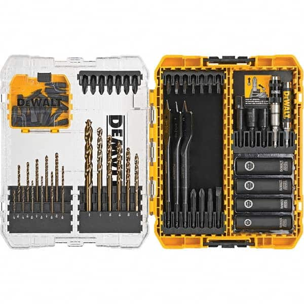 DeWALT - Power & Impact Screwdriver Bit Sets Point Type: Pilot Tool Type: Impact Hex Bit Set - Makers Industrial Supply