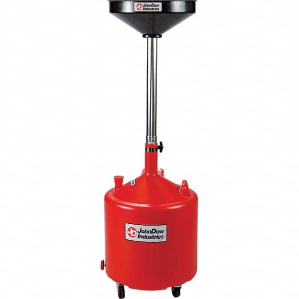 JohnDow - Oil Drain Containers Type: Pressurized Evacuation Drain w/Casters Container Size: 18 Gal. - Makers Industrial Supply