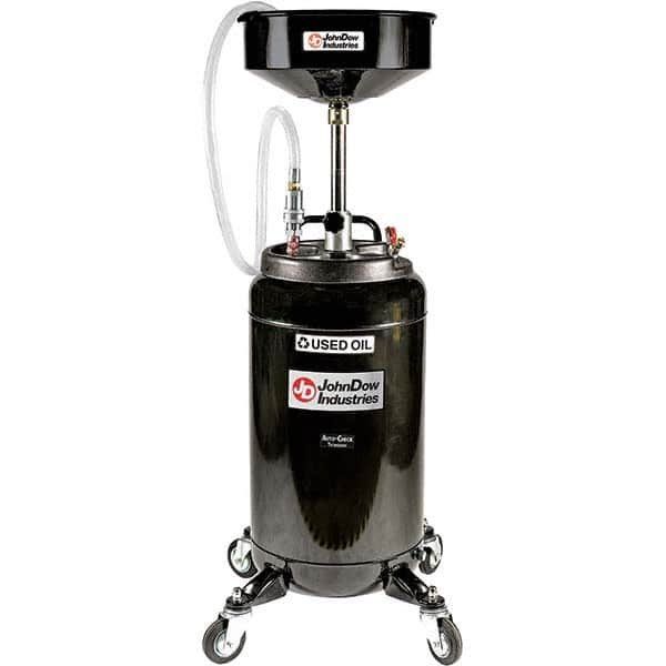 JohnDow - Oil Drain Containers Type: Pressurized Evacuation Drain w/Casters Container Size: 25 Gal - Makers Industrial Supply