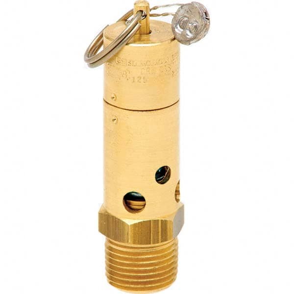 Control Devices - 1/2" Inlet, ASME Safety Valve - Makers Industrial Supply