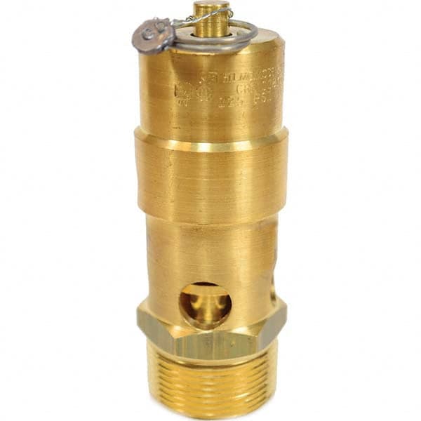 Control Devices - 1-1/4" Inlet, ASME Safety Valve - Makers Industrial Supply