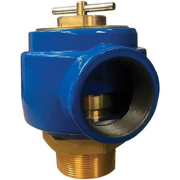 Control Devices - 2-1/2" Inlet, 2-1/2" Outlet, Noncode Safety Relief Valve - Makers Industrial Supply